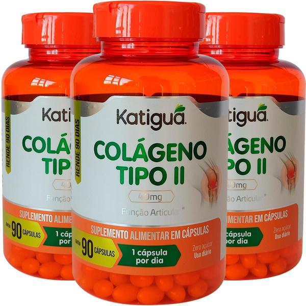 Imagem de Colágeno Tipo 2 40mg 3 X 90 Cápsulas Katiguá