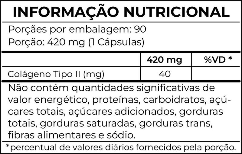 Imagem de Colágeno Tipo 2 40mg 90 Cápsulas Katiguá