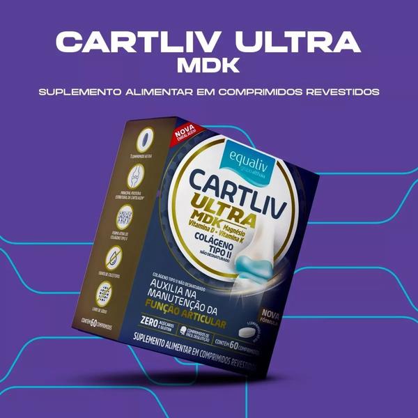 Imagem de Colágeno Tipo 2 Cartliv Ultra Mdk 60caps Equaliv (uc Ii)