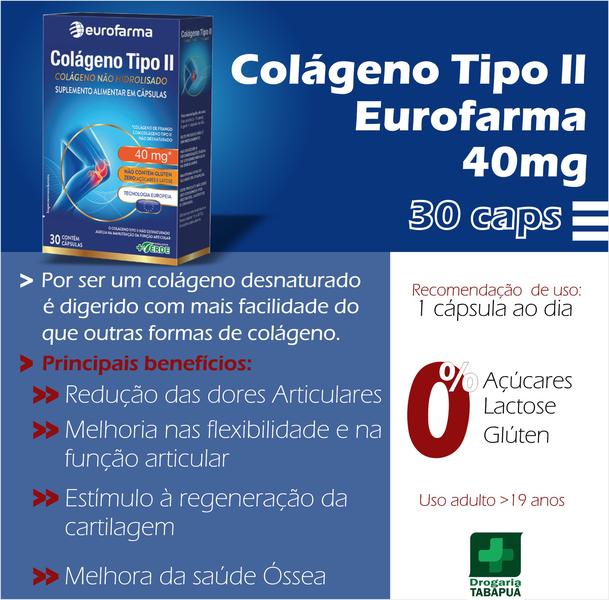 Imagem de Colágeno Tipo 2 Com 30 Cáps - Eurofarma