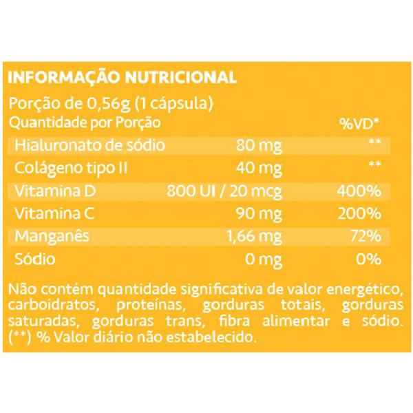 Imagem de Colágeno Tipo 2 com Ácido Hialurônico com Vitaminas C D e Manganês Condrigen HA 30 Cápsulas Maxinutri