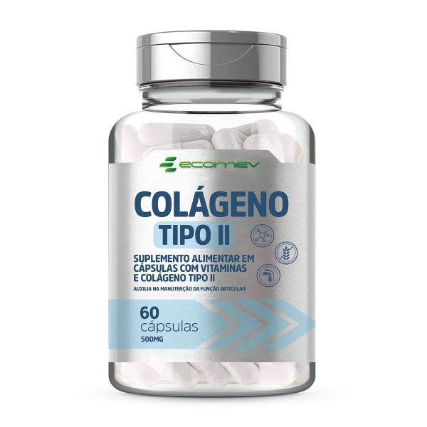 Imagem de Colageno Tipo 2 Com Vitaminas Máxima Absorção 500mg Ecomev