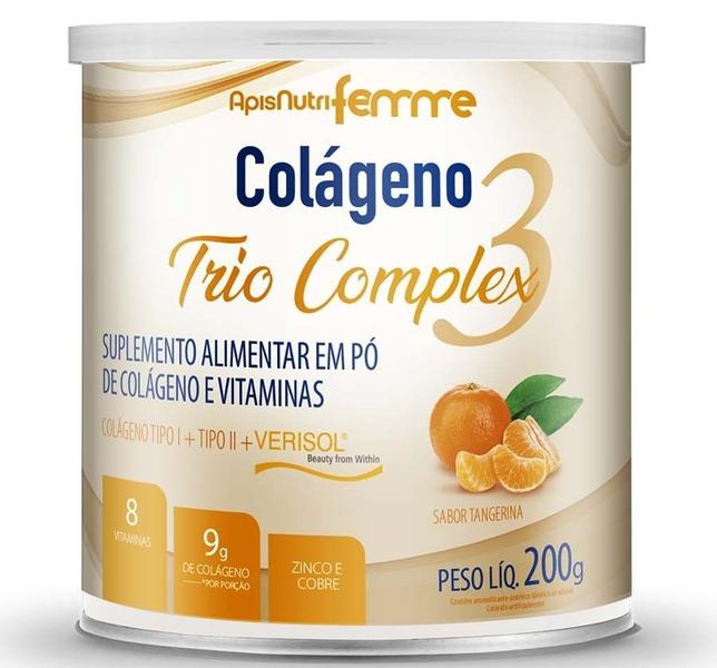 Imagem de Colágeno Trio Complex3 (200g) - Sabor: Tangerina