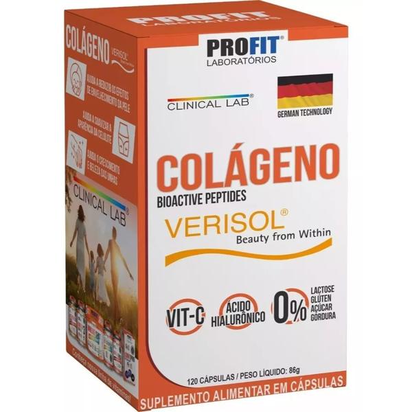 Imagem de Colágeno Verisol 120 Cáps Com Ácido Hialurônico - Profit