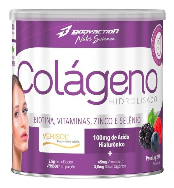 Imagem de Colágeno Verisol Ácido Hialurônico Biotina 200g Bodyaction