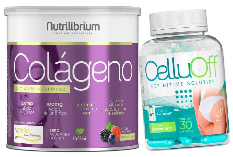 Imagem de Colágeno Verisol Ácido Hialurônico + Celluoff 30 Caps Nutrilibrium