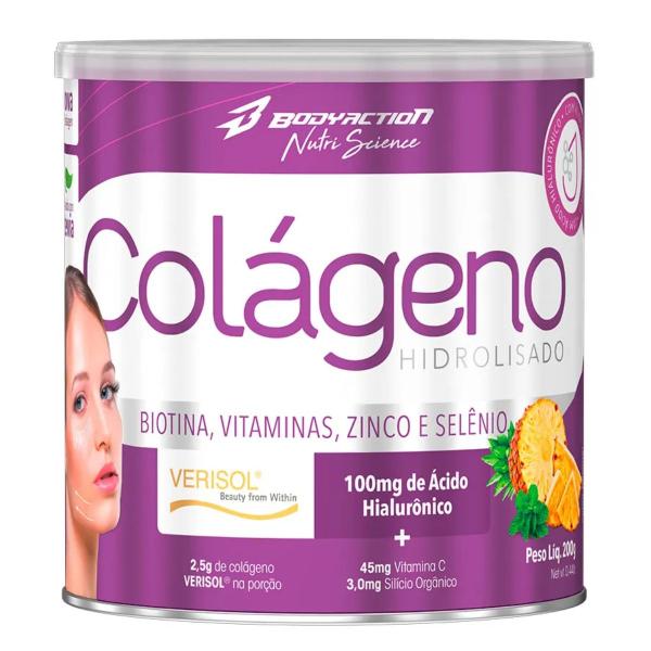 Imagem de Colageno Verisol C/ Acido Hialuronico 200g Bodyaction