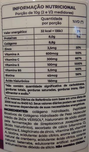 Imagem de Colágeno Verisol com Ácido Hialurônico 300g New Nutrition