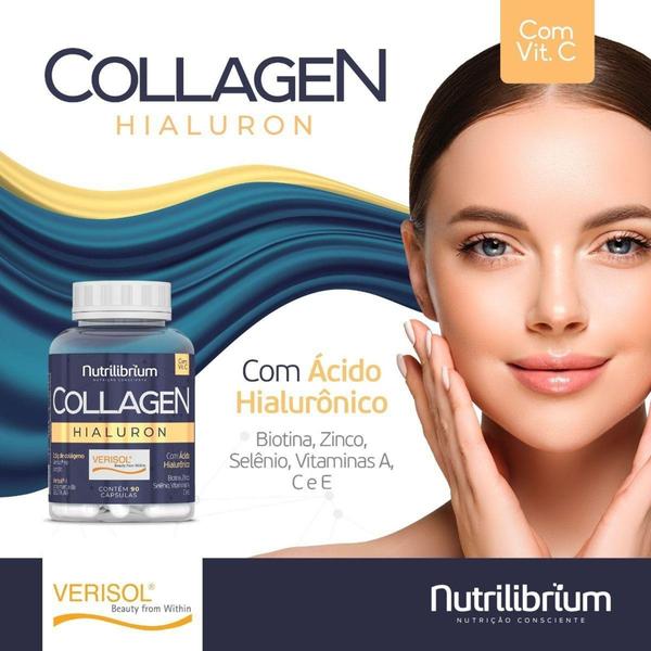 Imagem de Colágeno Verisol Hialurônico Biotina Vit C 90 Caps Bodyaction