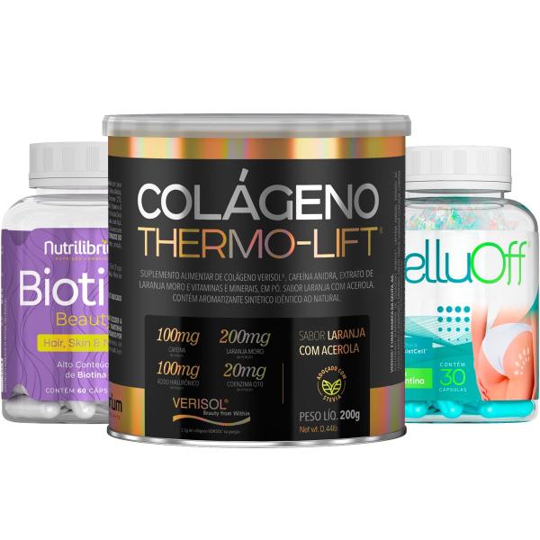 Imagem de Colágeno Verisol Thermo Lift + Biotina + Celluoff L-Carnitina Cafeína - Nutrilibrium