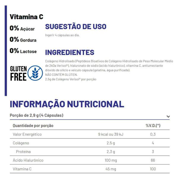 Imagem de Colágeno Verisol + Vitamina C - 60 Cápsulas