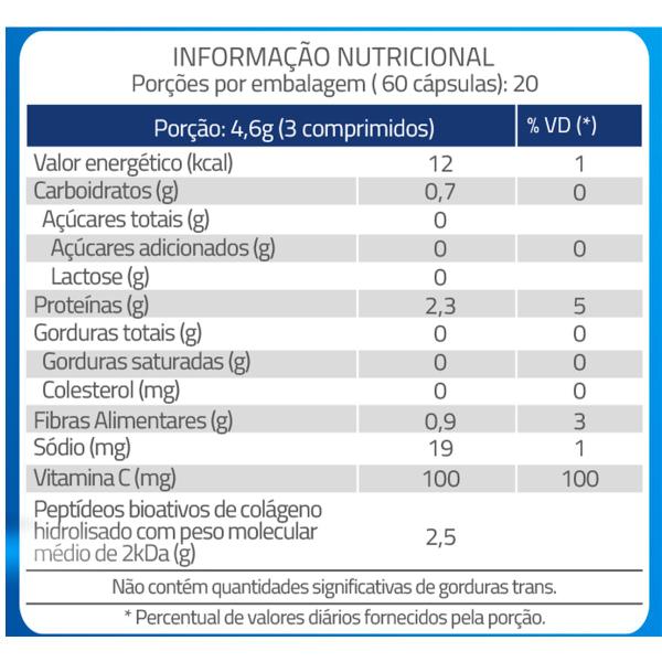 Imagem de Colágeno Verisol  Vitamina C Catarinense 60 Comprimidos