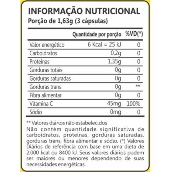 Imagem de Colágeno + Vitamina C 400mg (60 caps) - Padrão: Único