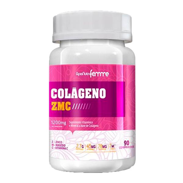 Imagem de Colágeno ZMC - 90 Comprimidos - Apisnutri