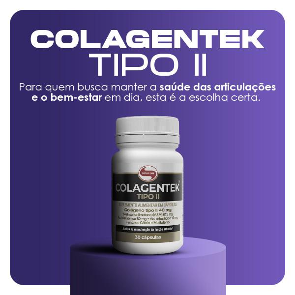 Imagem de Colagentek tipo ii 30 cáps  vitafor