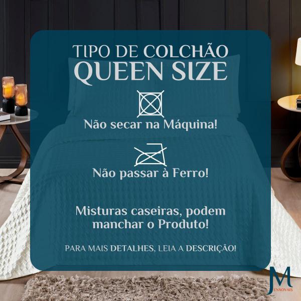 Imagem de Colcha Bouti Queen Size Romantic 03 Peças Matelado Charmousse