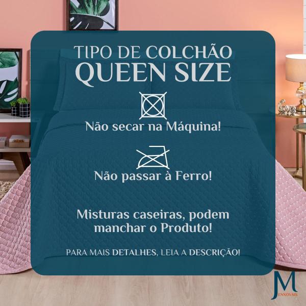 Imagem de Colcha Cobreleito Queen Size Melody 200 Fios Super Elegante