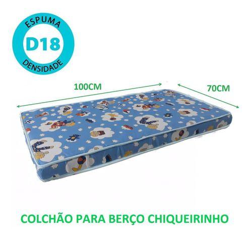 Imagem de Colchão Baby Para Chiquerinho Berço 70x100 Ortobom D18