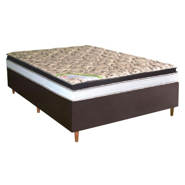 Colchão Casal D33 Dallas + Base 138x188x60 - Bom Pastor