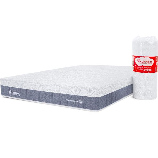 Colchão Casal Premium Sense Ice Espuma da NASA 138x188cm BF Colchões Colchão Casal Premium Sense Ice Espuma da NASA 138x188cm BF Colchões