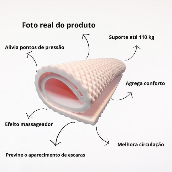 Imagem de Colchão Casca De Ovo Anti-escaras Solteiro D33