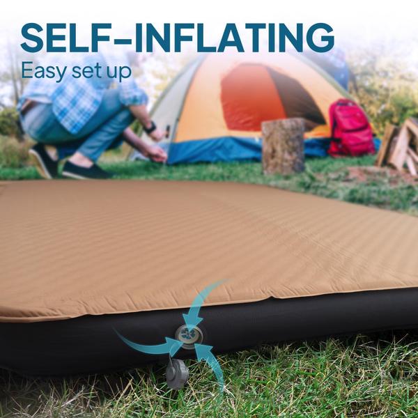 Imagem de Colchão de acampamento LOSTHORIZON Air & Foam Self-Inflating Twin