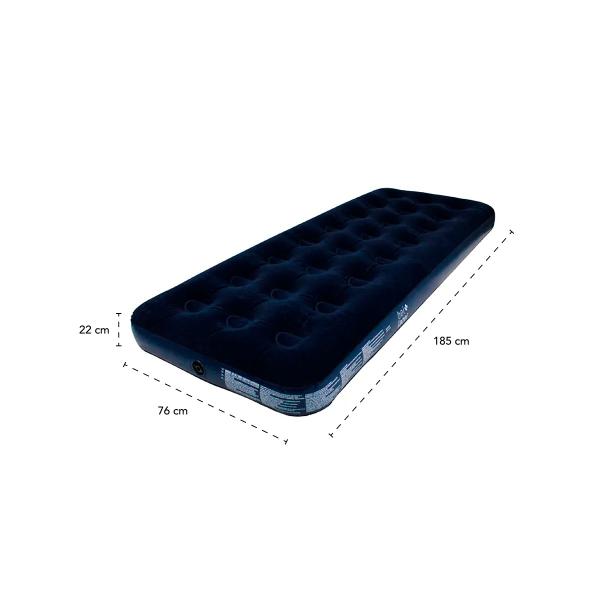 Imagem de Colchão De Ar Inflável Solteiro Multiuso Suporta 150 Kg + Barraca Iglu 2 Pessoas Coluna Dágua 300mm