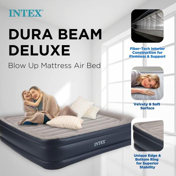 Imagem de Colchão de Ar Intex Dura-Beam Plus Deluxe King Size - 64137ST