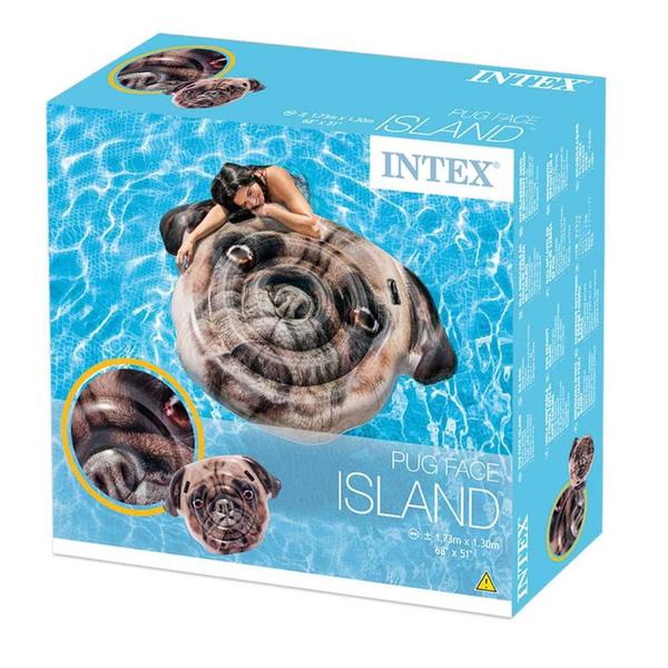 Imagem de Colchão Inflável Boia Cachorro Pug 1.73m X 1.30m Intex 58785