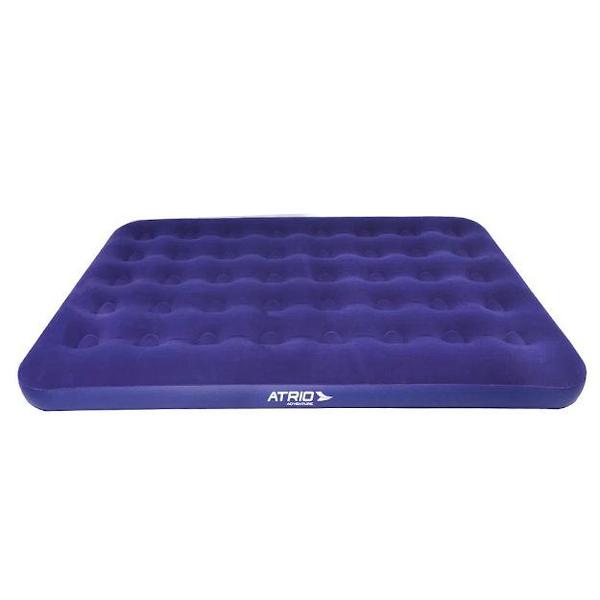 Imagem de Colchao Inflavel Casal Multilaser Azul Aveluaddo 200kg Es289