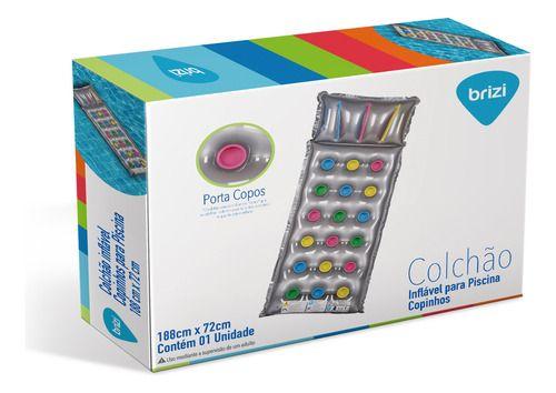 Imagem de Colchão Inflável Copinhos P/Piscina 1,88m x 72cm - Brizi