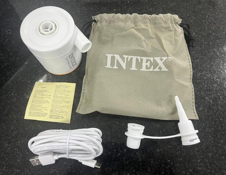 Imagem de Colchão Inflável Intex Solteiro Prestige com Bomba de Inflar USB 64177