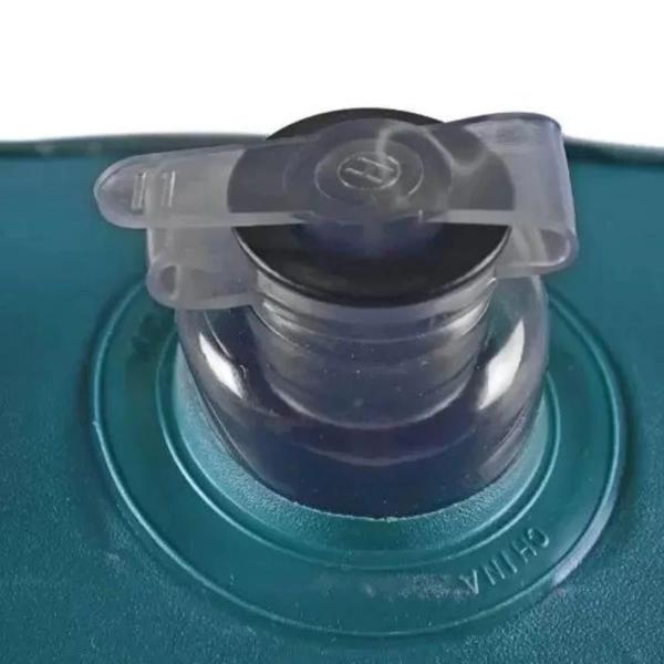 Colchao Inflavel Solteiro Kala com Inflador de Pe Cor Verde Camping Pesca Imagem de Colchao Inflavel Solteiro Kala com Inflador de Pe Cor Verde Camping Pesca
