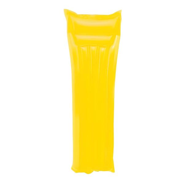 Imagem de Colchão Inflável Summer Amarelo 1.83 X 69 Para Praia - Intex