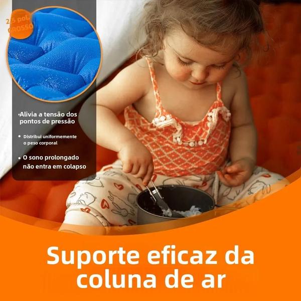 Imagem de Colchão Inflável Ultraleve Naturehike para Camping - Almofada de Dormir Dobrável