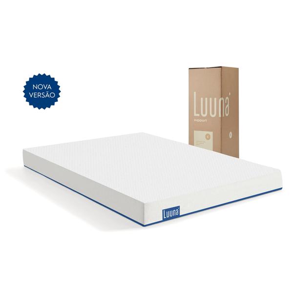 Colchão Luuna Support, 2 Espumas, Ortopédica e Térmica, Firme Colchão Luuna Support, 2 Espumas, Ortopédica e Térmica, Firme