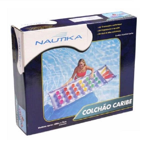 Imagem de Colchão Nautika Inflável Multi Color Com Travesseiro