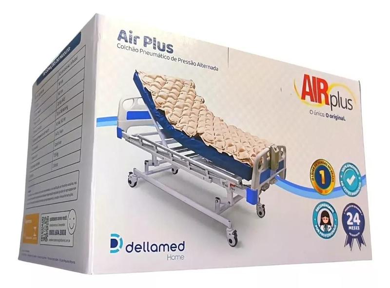 Imagem de Colchão Pneumático Air Plus AntiEscaras Della Até 135Kg 220v