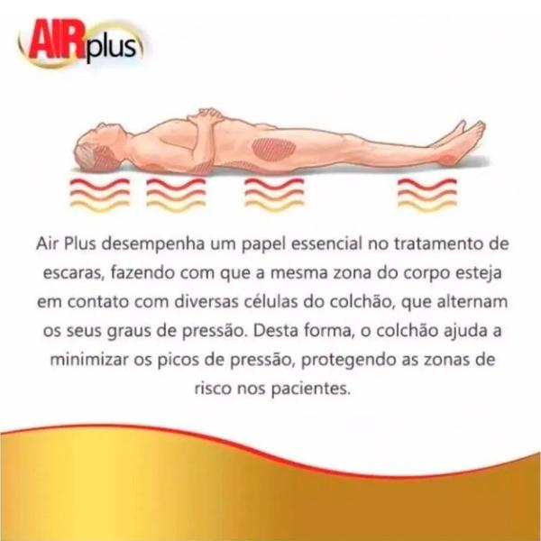 Imagem de Colchão Pneumatico Anti Escaras Acamado Hospitalar Supermedy