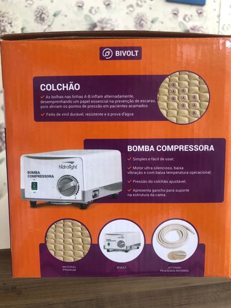 Imagem de Colchão Pneumático Ortopédico Anti Escaras Hospitalar 130kg - Hidrolight