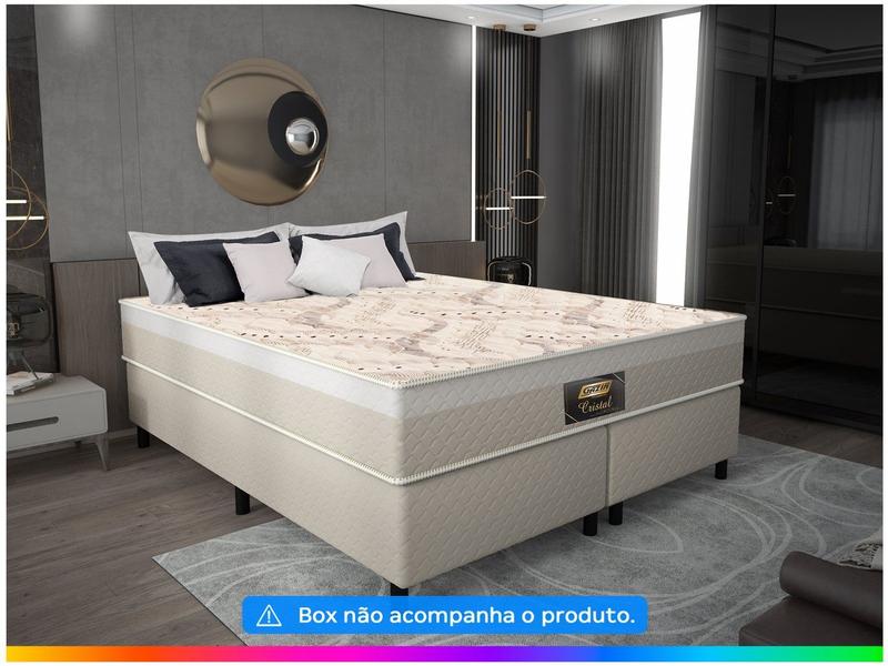 Colchão Queen Gazin de Mola D28 23x158x198cm Cristal - Colchão