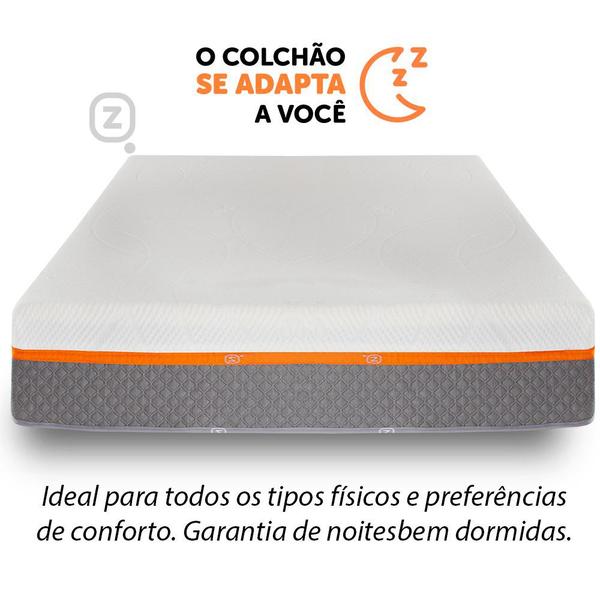 Imagem de Colchão Queen Látex Premium Antialérgico Para Todos Biótipos Zipflex 158x198x25cm