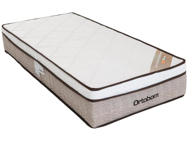 Colchão Solteiro Ortobom de Mola 30x88x188cm - New Ortotech Colchão Solteiro Ortobom de Mola 30x88x188cm - New Ortotech