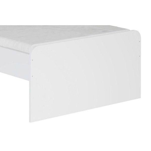 Imagem de Colchão Solteiro Pérola Polar (1un) + Cama Conect Branco