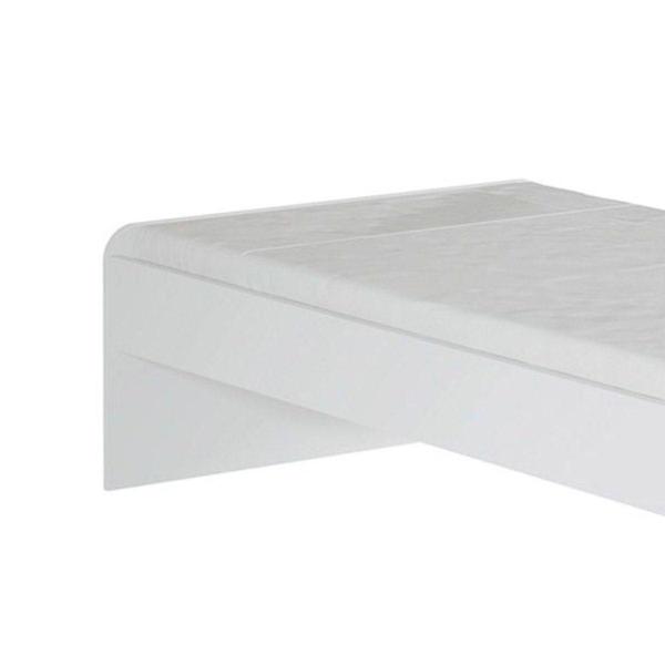 Colchão Solteiro Pérola Polar (1un) + Cama Conect Branco - Santos Andirá Imagem de Colchão Solteiro Pérola Polar (1un) + Cama Conect Branco
