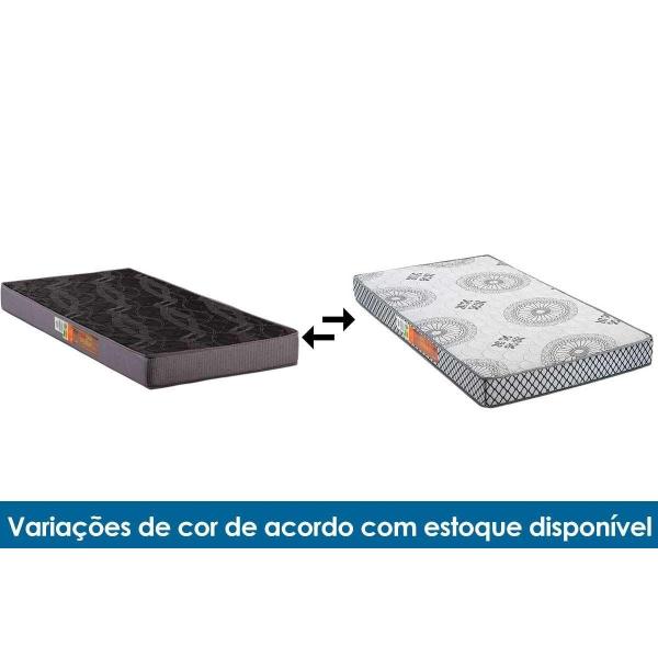 Colchão Solteiro Pérola Polar (1un) + Cama Conect Branco - Santos Andirá Imagem de Colchão Solteiro Pérola Polar (1un) + Cama Conect Branco