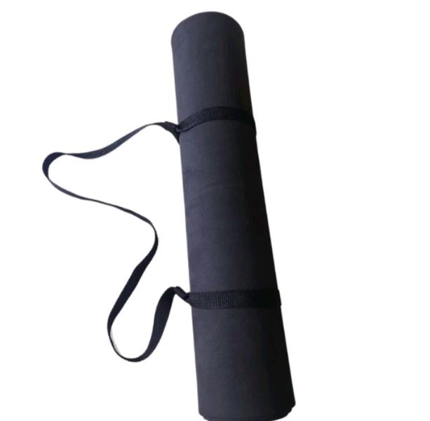 Imagem de Colchonete 10 tapetes preto yoga 1.70x60 5mm