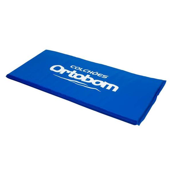 Colchonete Academia Espuma D20 4x43x90 Azul - Ortobom Imagem de Colchonete Academia Espuma D20 4x43x90 Azul