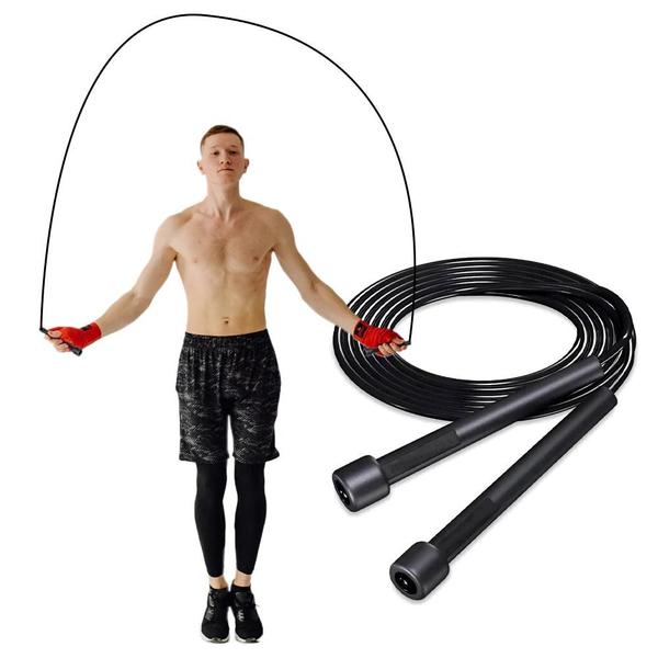 Imagem de Colchonete Dobrável D50 Maleta + Corda de Pular Musculação Fitness Treino Academia Em Casa