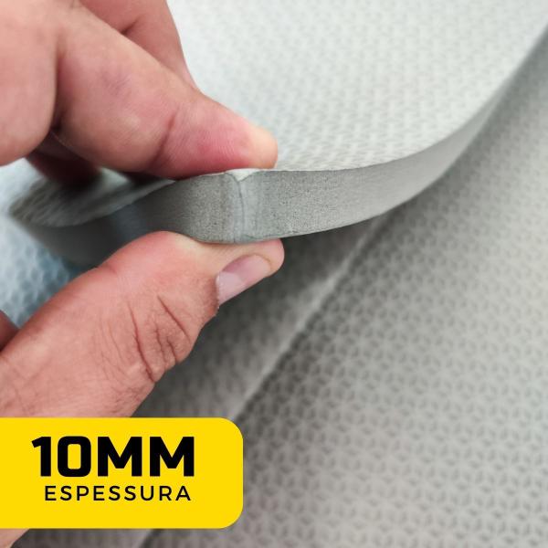 Imagem de Colchonete EVA 100X50cm Altura Grossa 10mm  Diversas Cores para Academia Atividades Físicas Exercícios Yoga Cross Anti Impacto Emborrachado